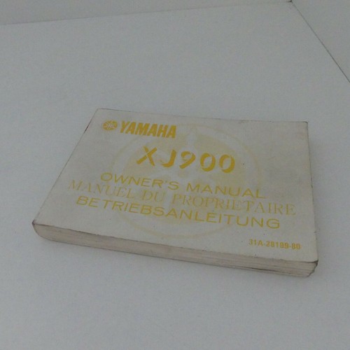 Manuale originale yamaha - manuale, xj